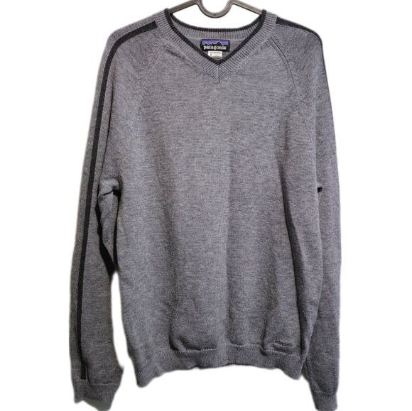 Patagonia Mens Wool Cashmere Long Sleever Sweater - Picture 2 of 8